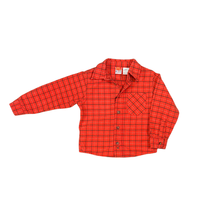 Vintage McKids Plaid Flannel Shirt – 3Y