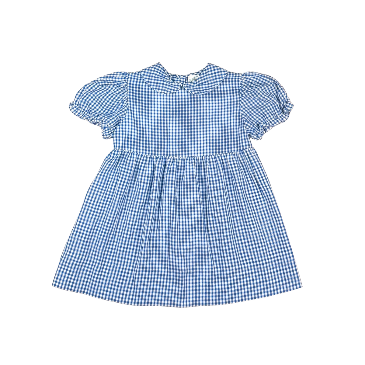 Vintage Toddletime Gingham Puff Sleeve Dress – 4T