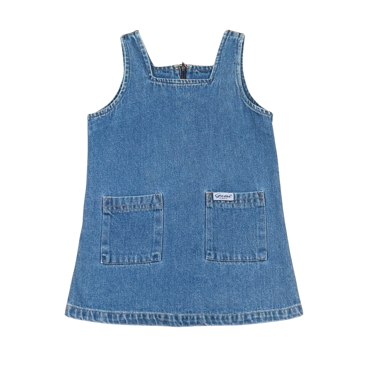 Vintage 90s Baby Guess Denim Dress – 5Y