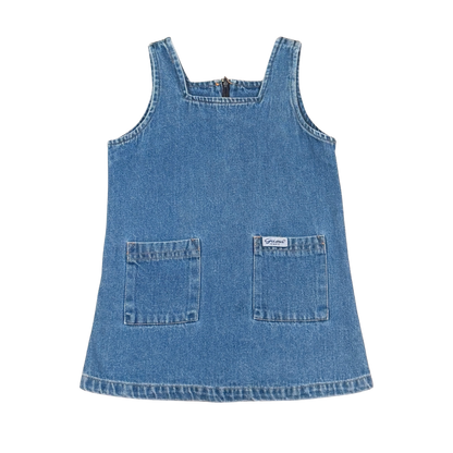Vintage 90s Baby Guess Denim Dress – 5Y