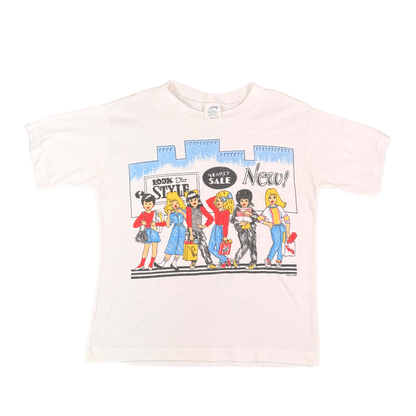 Vintage 80s Shopping Graphic T-Shirt – 7–8Y