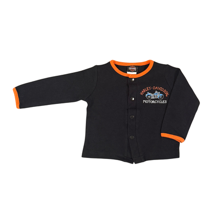 Vintage Harley-Davidson Baby Cardigan - 3-6M