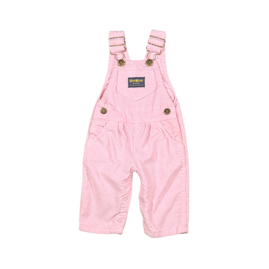 Vintage OshKosh Pink Corduroy Overalls | 6M