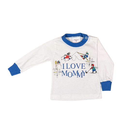 Vintage “I Love Mommy” Long Sleeve – 12M