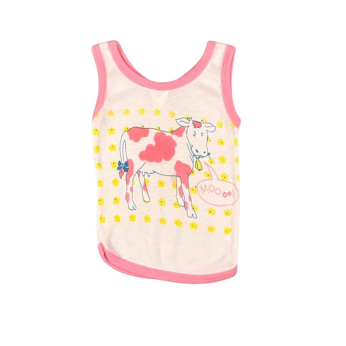 Vintage Cow Graphic Tank Top – 2T