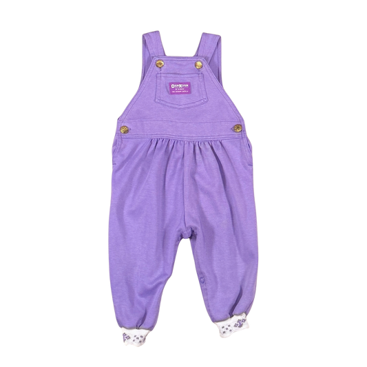 Vintage 80s OshKosh B’Gosh Purple Overalls – 12M