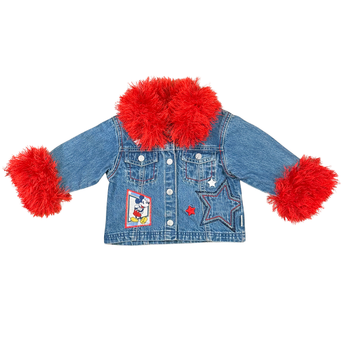 Rare Vintage Custom OshKosh Disney Denim Jacket – 12M