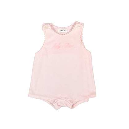 Vintage Baby Dior Pink Terry Romper – 12M