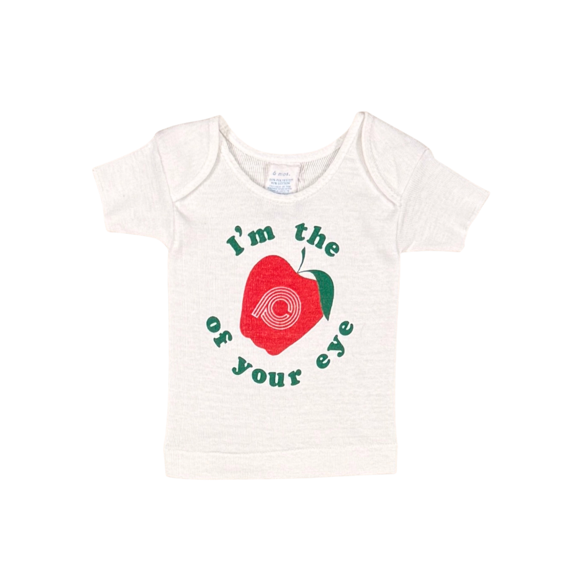 Vintage Spencer's Apple Graphic Baby Tee – 6M