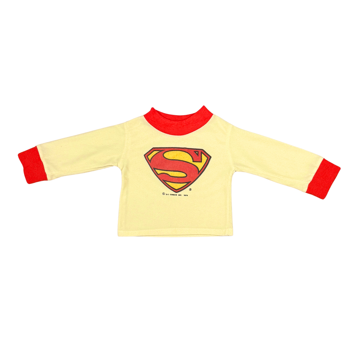 Vintage 1976 Superman Long Sleeve T-Shirt – 12–18M