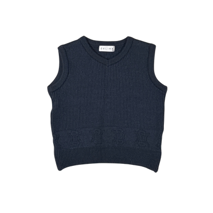 Vintage Celine Knit Vest | 3–4Y