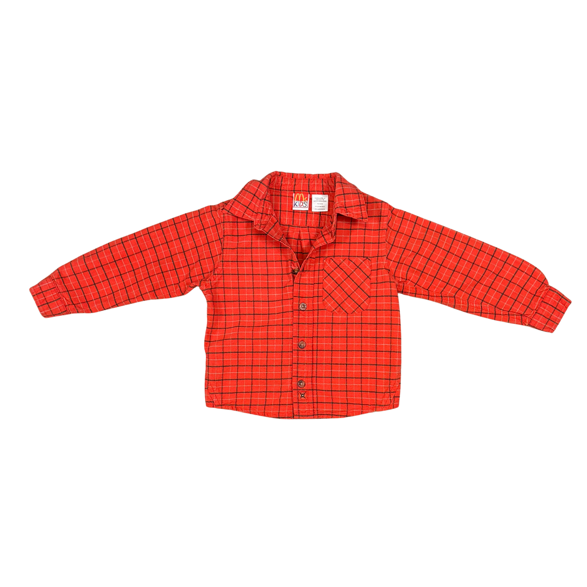 Vintage McKids Plaid Flannel Shirt – 3Y