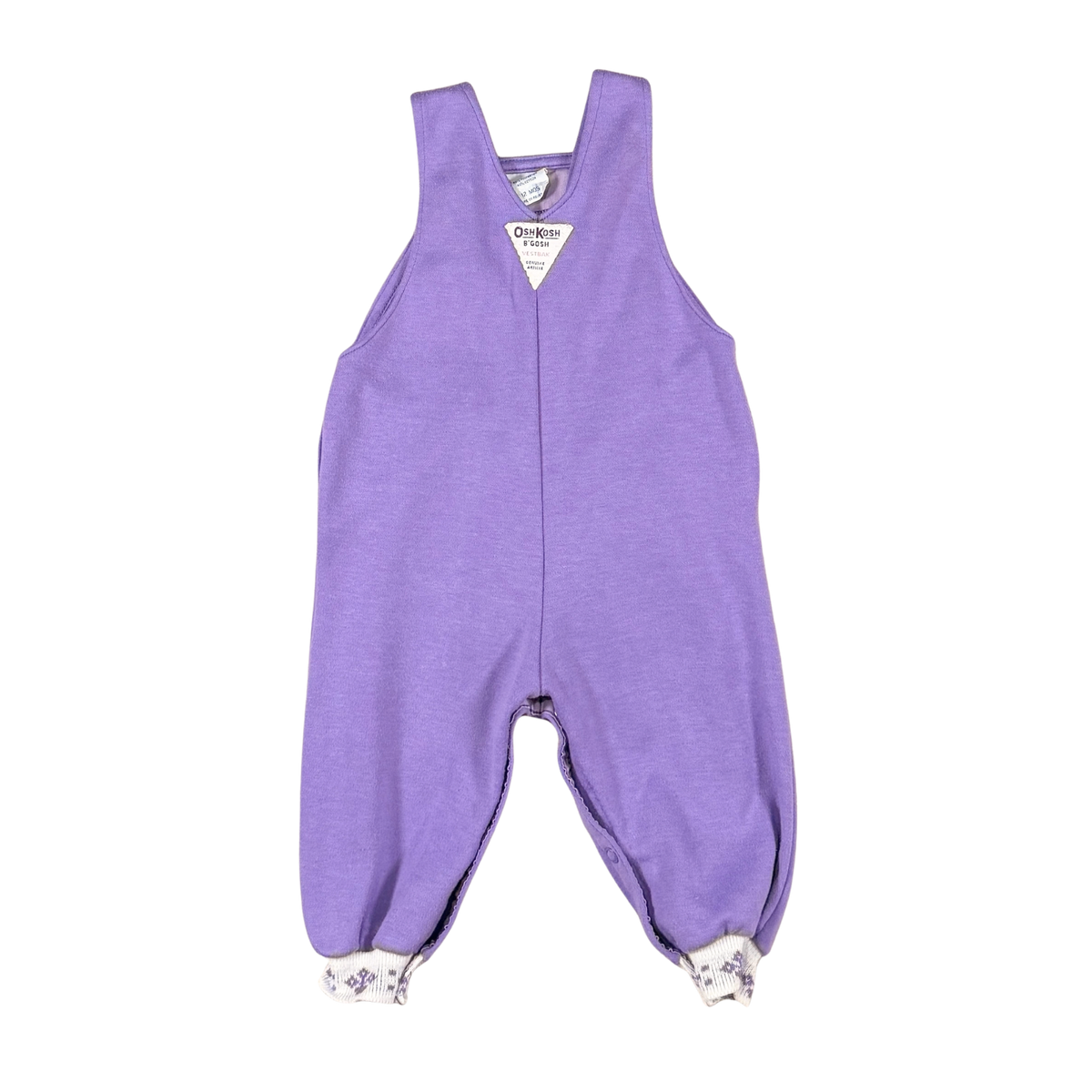 Vintage 80s OshKosh B’Gosh Purple Overalls – 12M