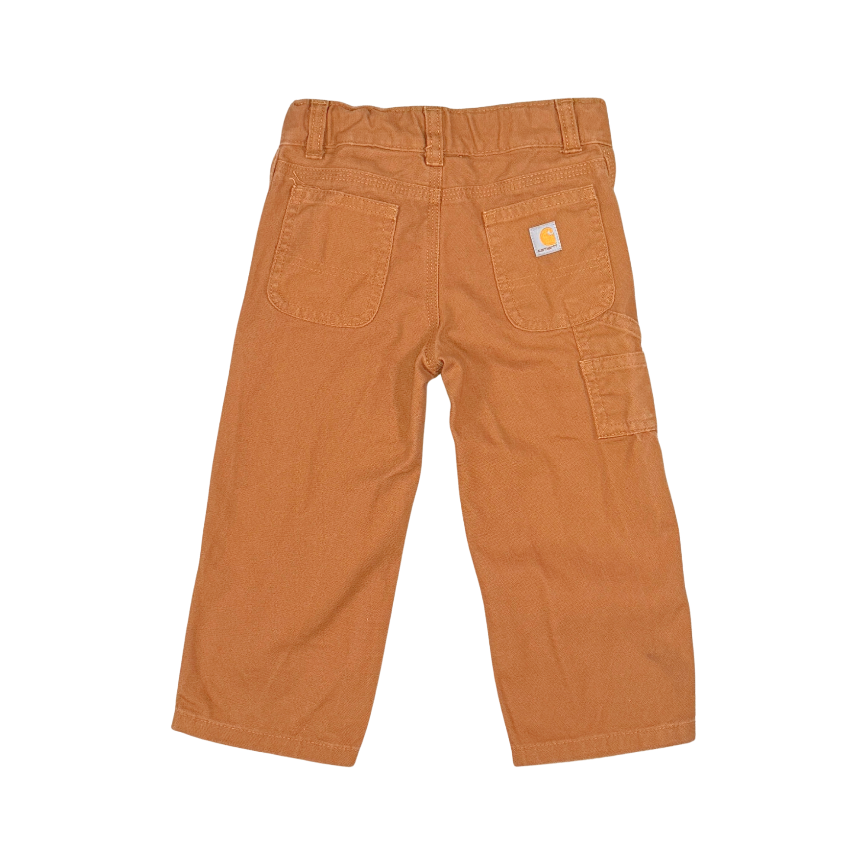 Carhartt Brown Canvas Carpenter Pants – 2T
