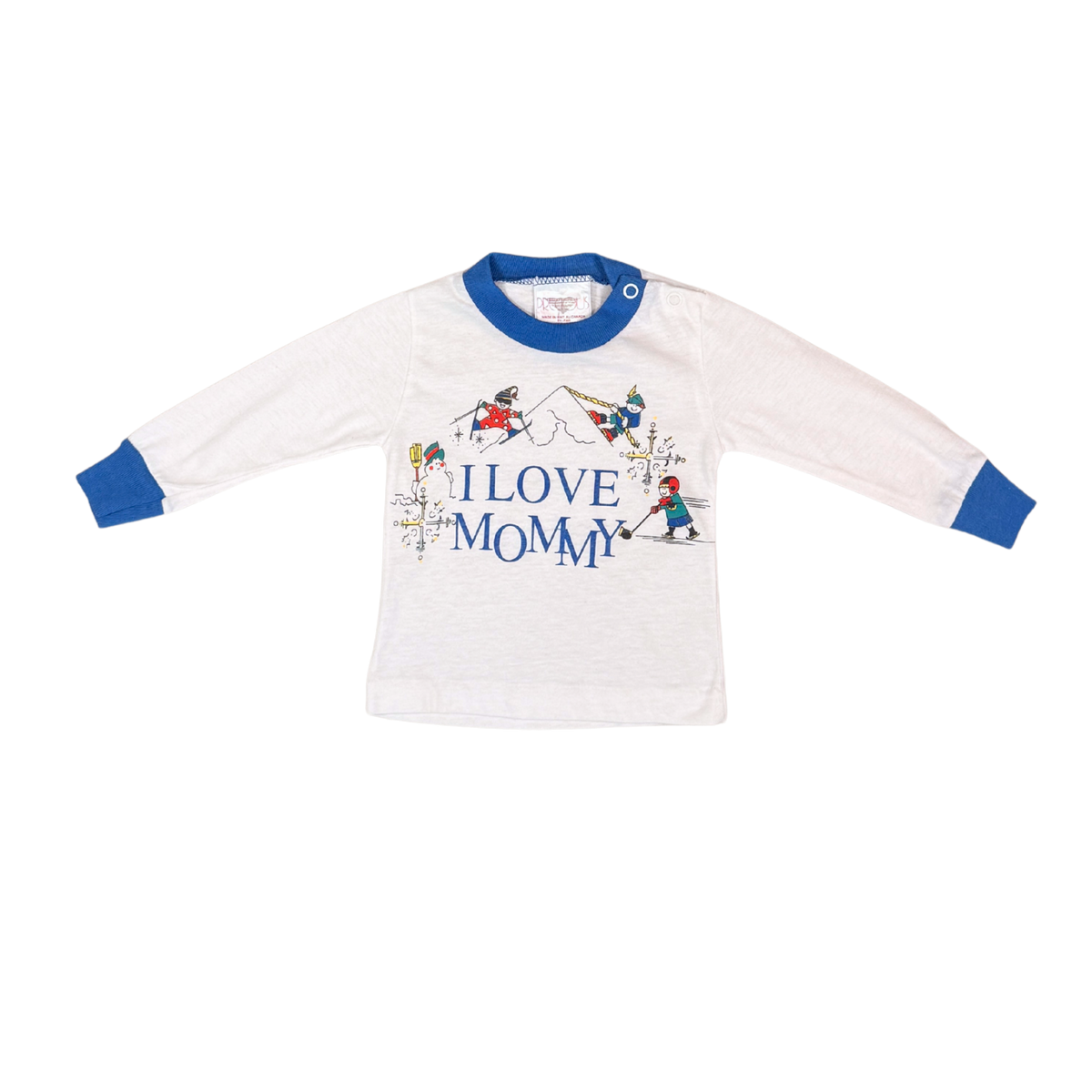 Vintage “I Love Mommy” Long Sleeve – 12M