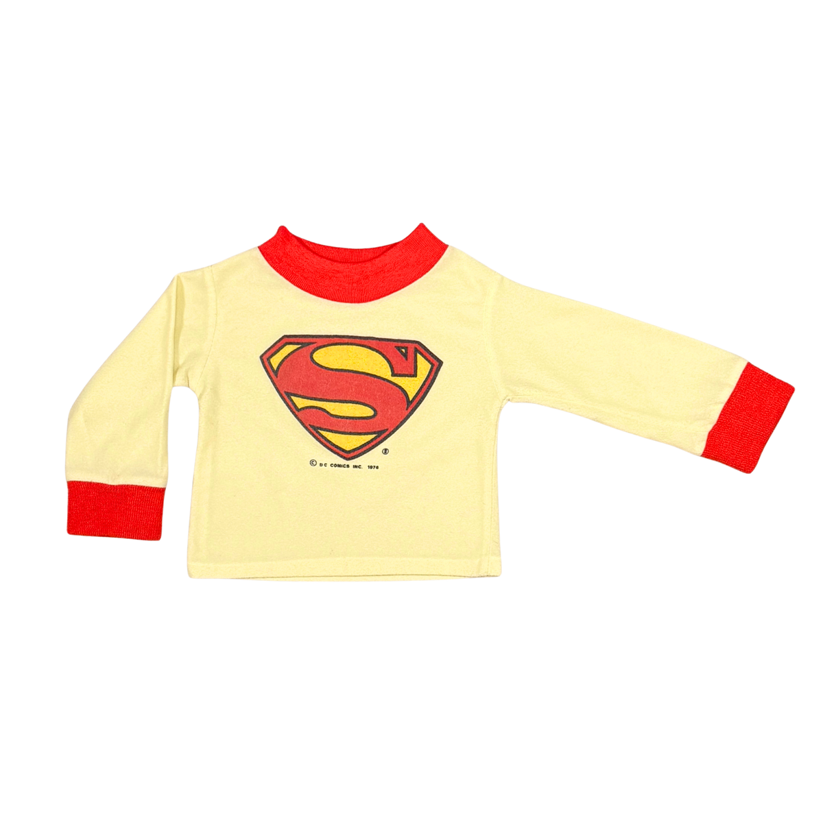 Vintage 1976 Superman Long Sleeve T-Shirt – 12–18M