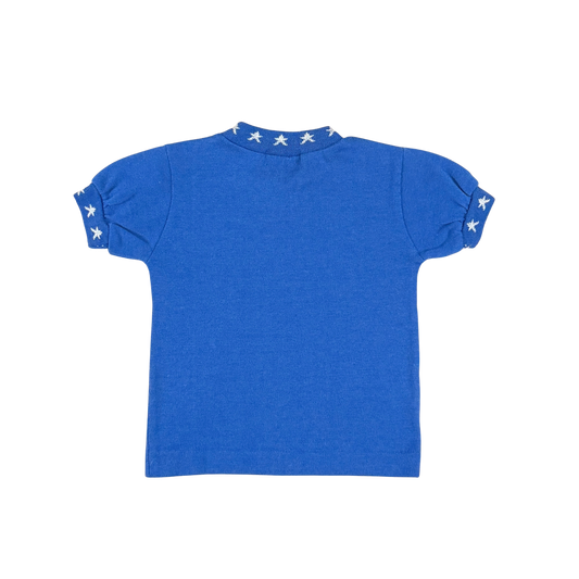 Vintage 70s Health-Tex Blue Star T-Shirt – 18M