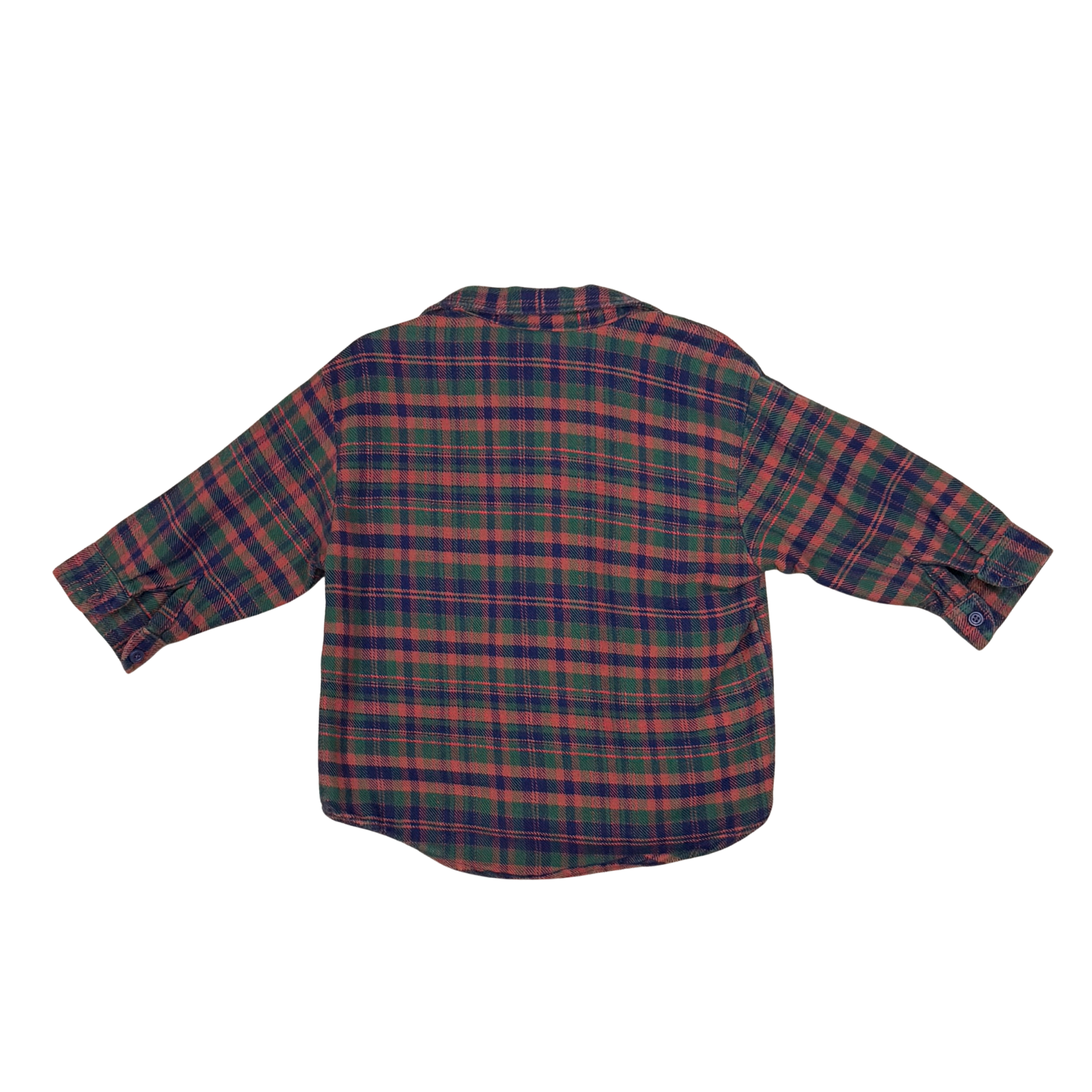 Vintage OshKosh B'gosh Plaid Flannel Shirt – 2Y