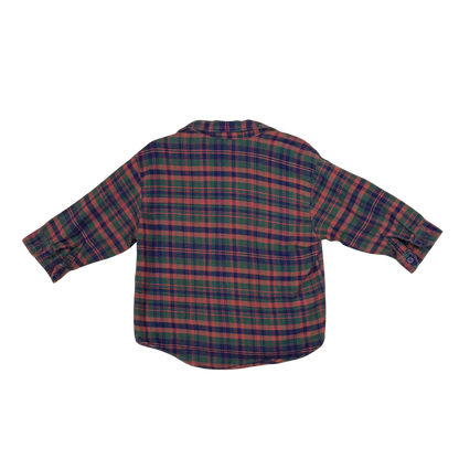 Vintage OshKosh B'gosh Plaid Flannel Shirt – 2Y