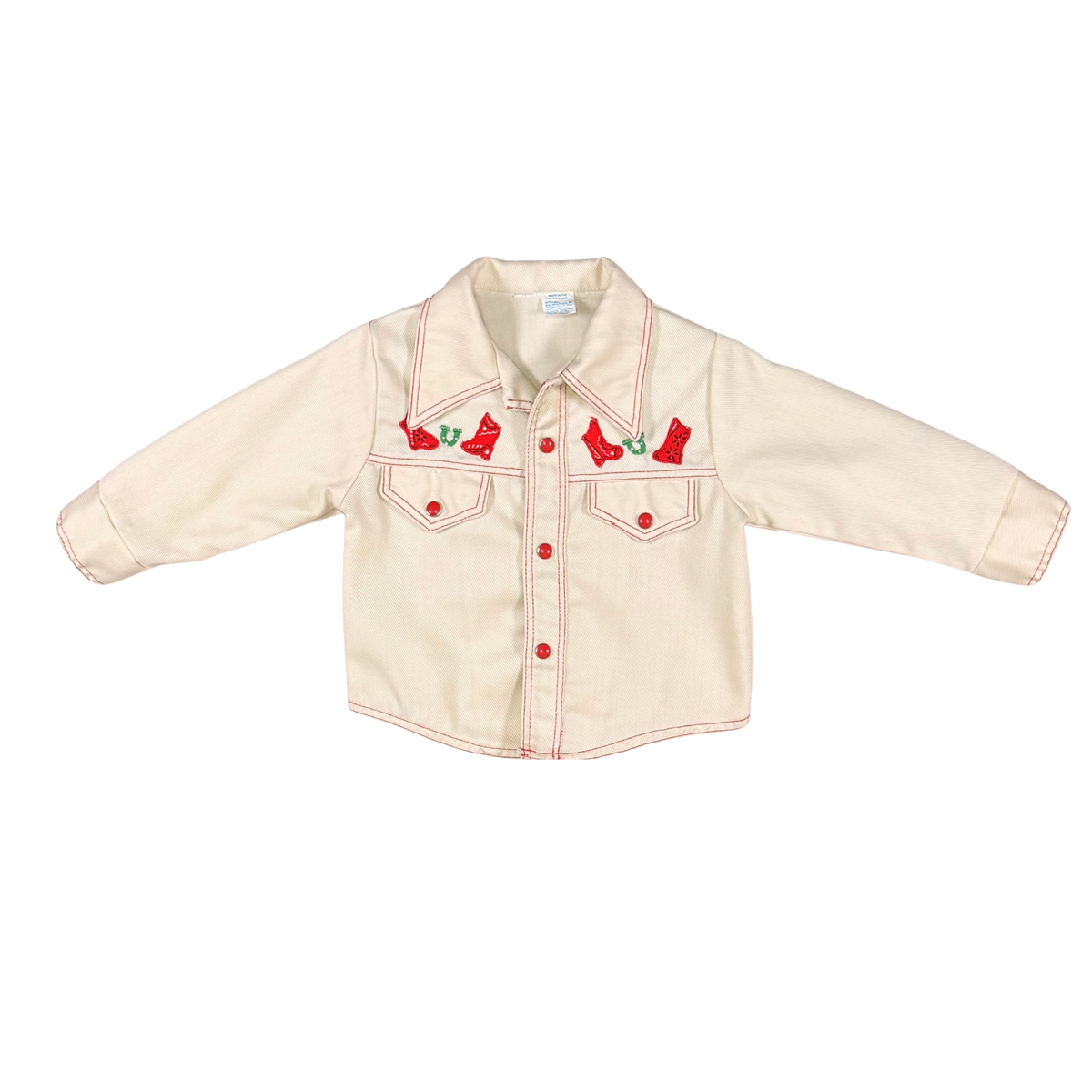 Rare Vintage 1970s Cowboy Western Two-Piece Set | 12M