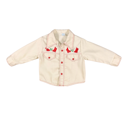 Rare Vintage 1970s Cowboy Western Two-Piece Set | 12M