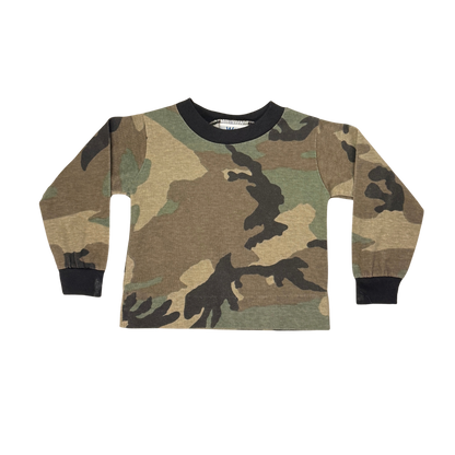 Vintage 90s Single Stitch Camo Long Sleeve – 2T