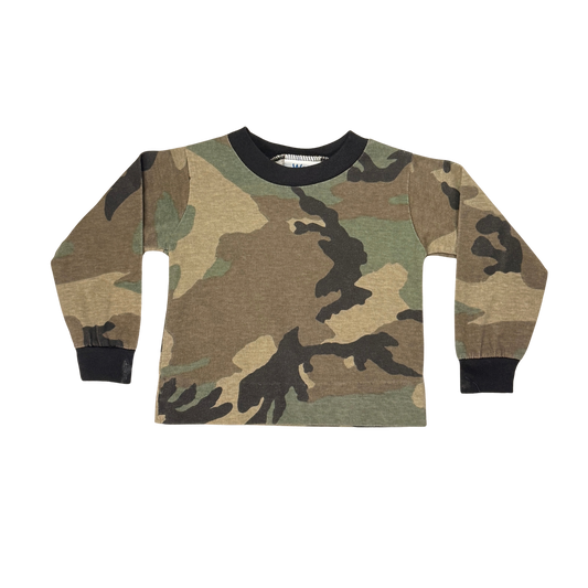 Vintage 90s Single Stitch Camo Long Sleeve – 2T