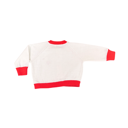Vintage Doe-Spun Knit Cardigan – 6M