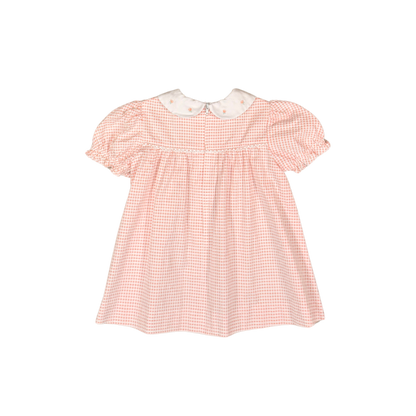 Vintage Celine Paris Gingham Baby Dress – 18–24M