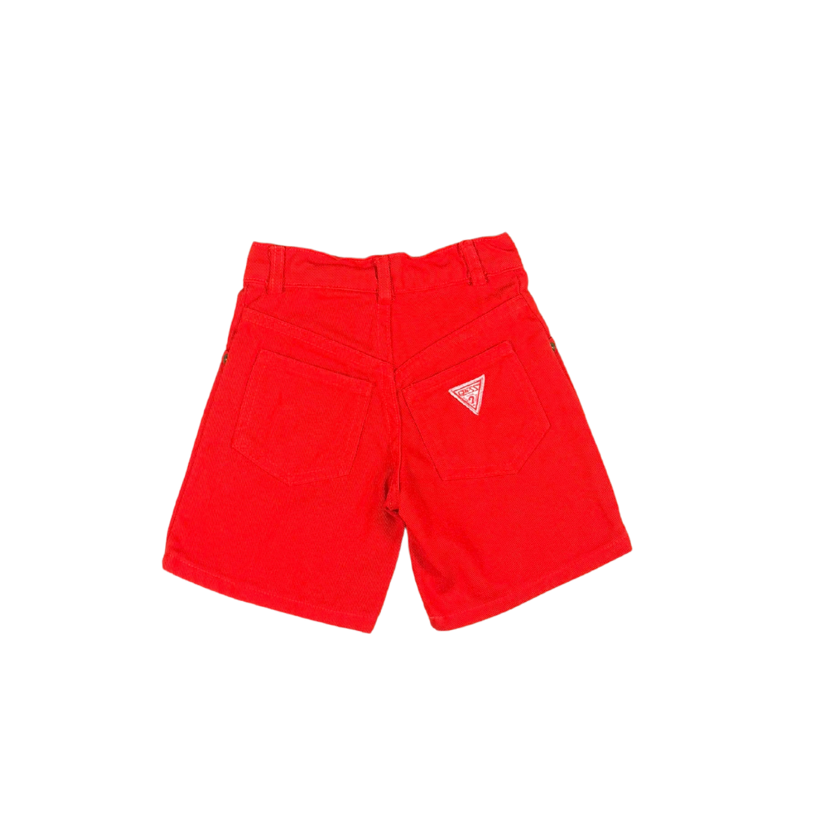 Vintage Baby Guess Red Denim Shorts – 2Y