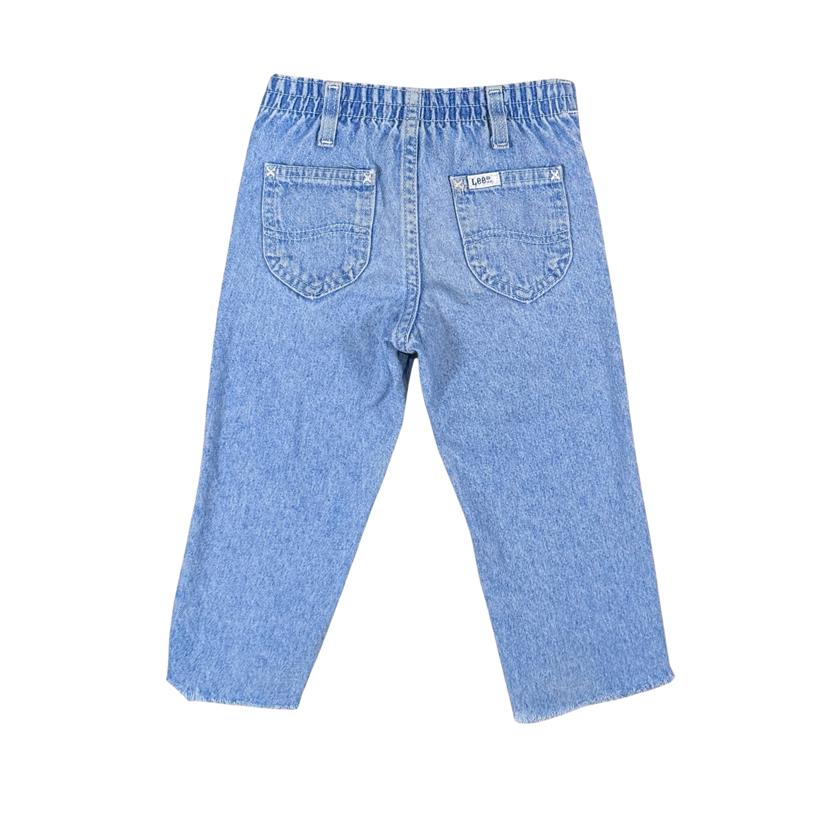 Vintage 80s Lee Kids Wide Leg Jeans – 2T