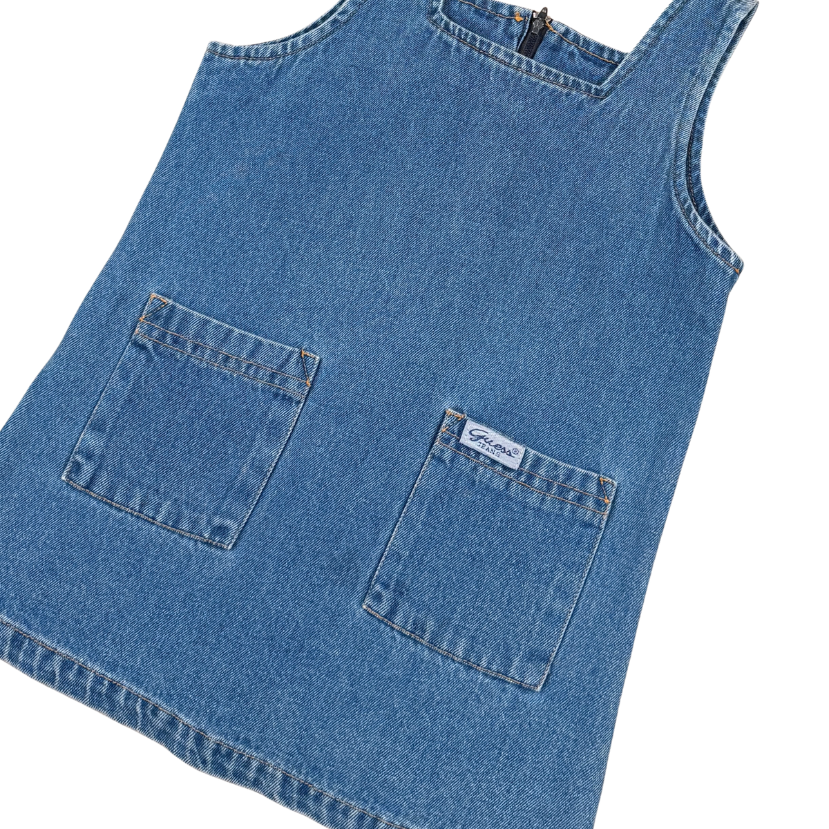 Vintage 90s Baby Guess Denim Dress – 5Y