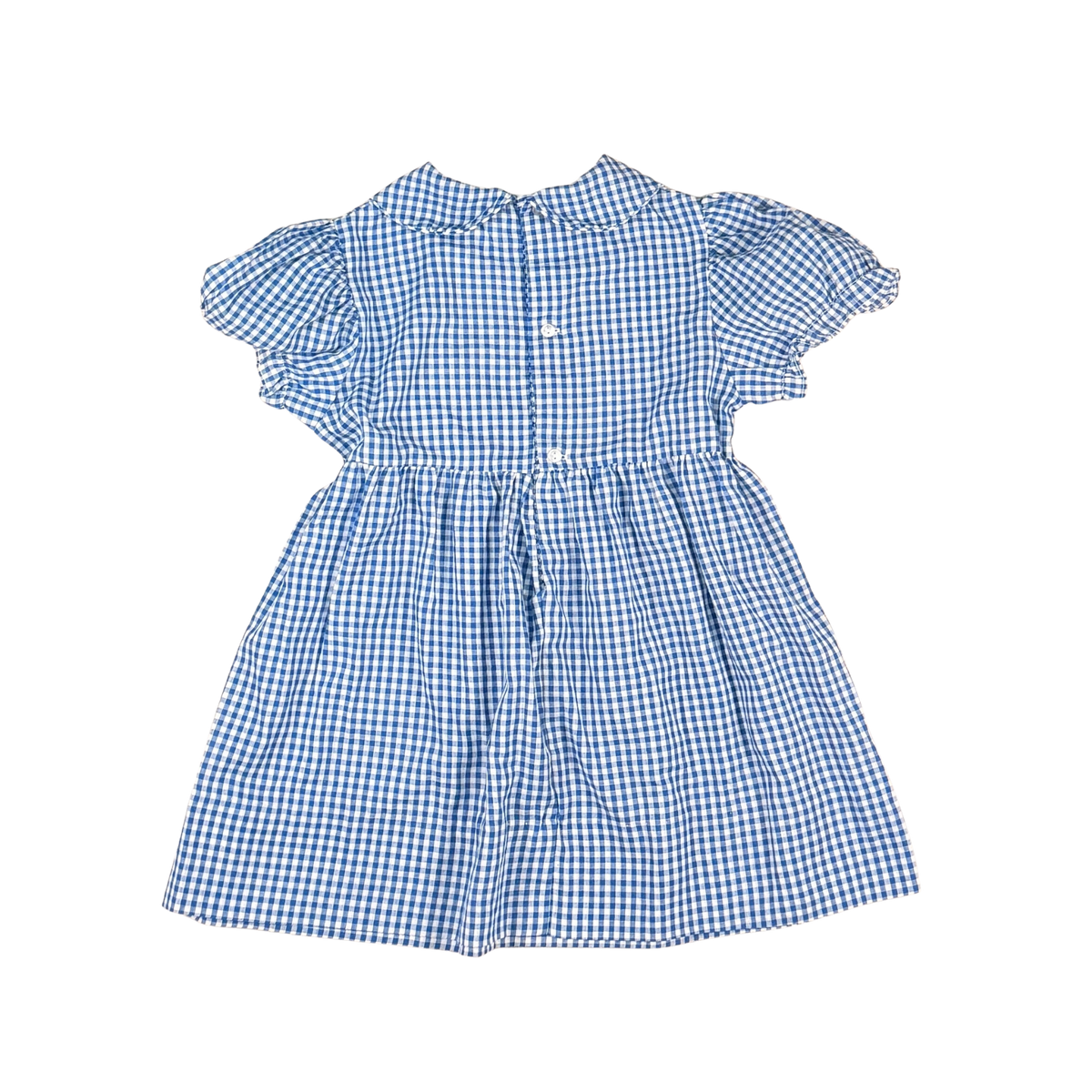 Vintage Toddletime Gingham Puff Sleeve Dress – 4T
