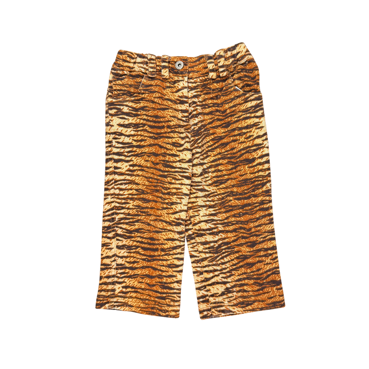 Vintage D&G Junior Tiger Print Baby Pants – 9–12M