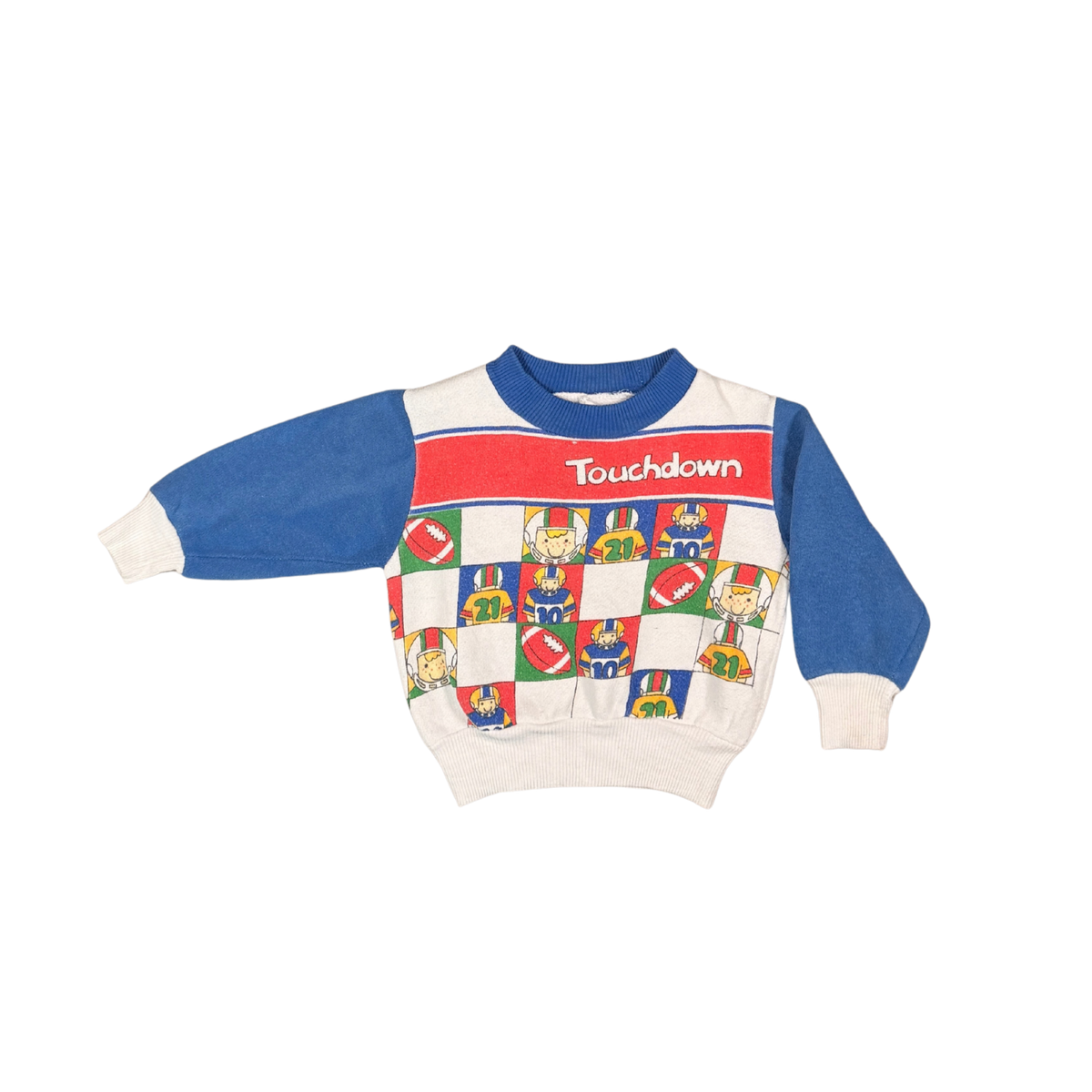 Vintage Touchdown Football Sweatshirt – 12–18M