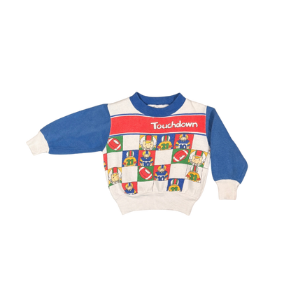 Vintage Touchdown Football Sweatshirt – 12–18M