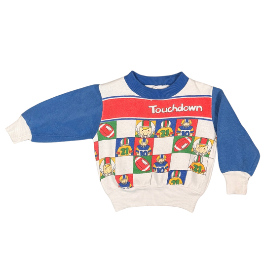Vintage Touchdown Football Sweatshirt – 12–18M