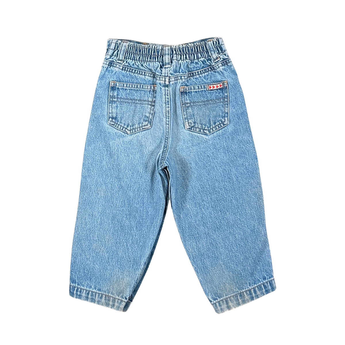 Vintage Faded Glory Star Trim Jeans – 18M