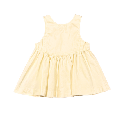 Vintage Yves Saint Laurent Yellow Pinafore Dress | 12–18M
