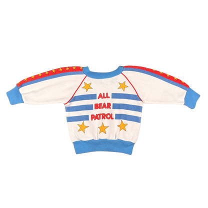 Vintage 'All Bear Patrol' Baby Sweatshirt – 6–9M