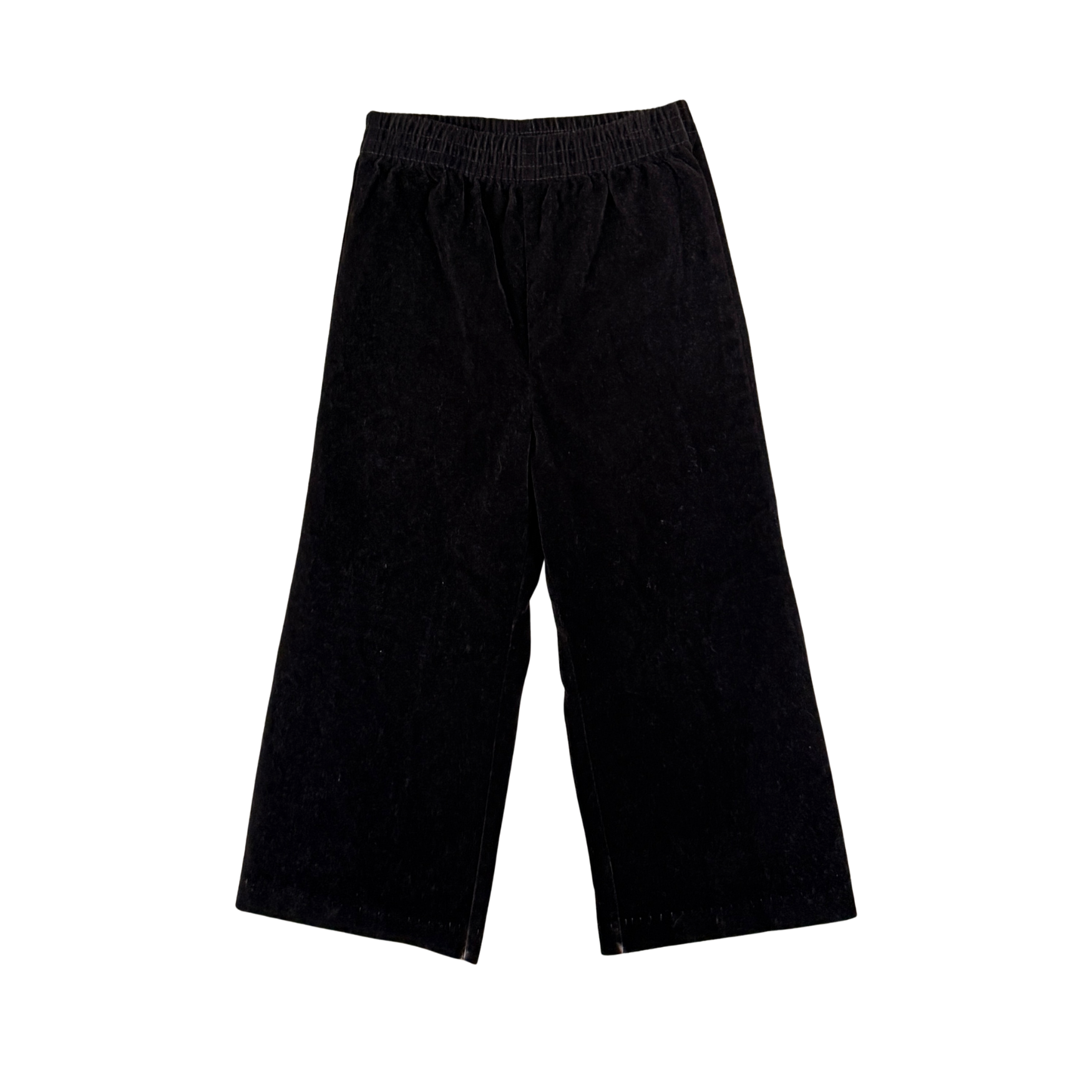 Vintage Black Velvet Wide Leg Pants – 3T