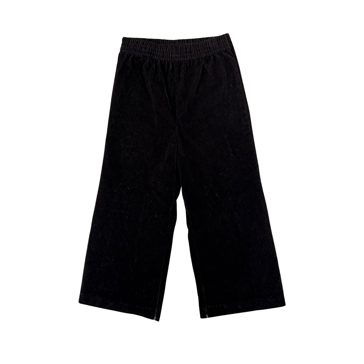 Vintage Black Velvet Wide Leg Pants – 3T