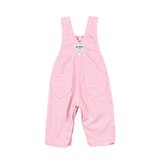 Vintage OshKosh Pink Corduroy Overalls | 6M