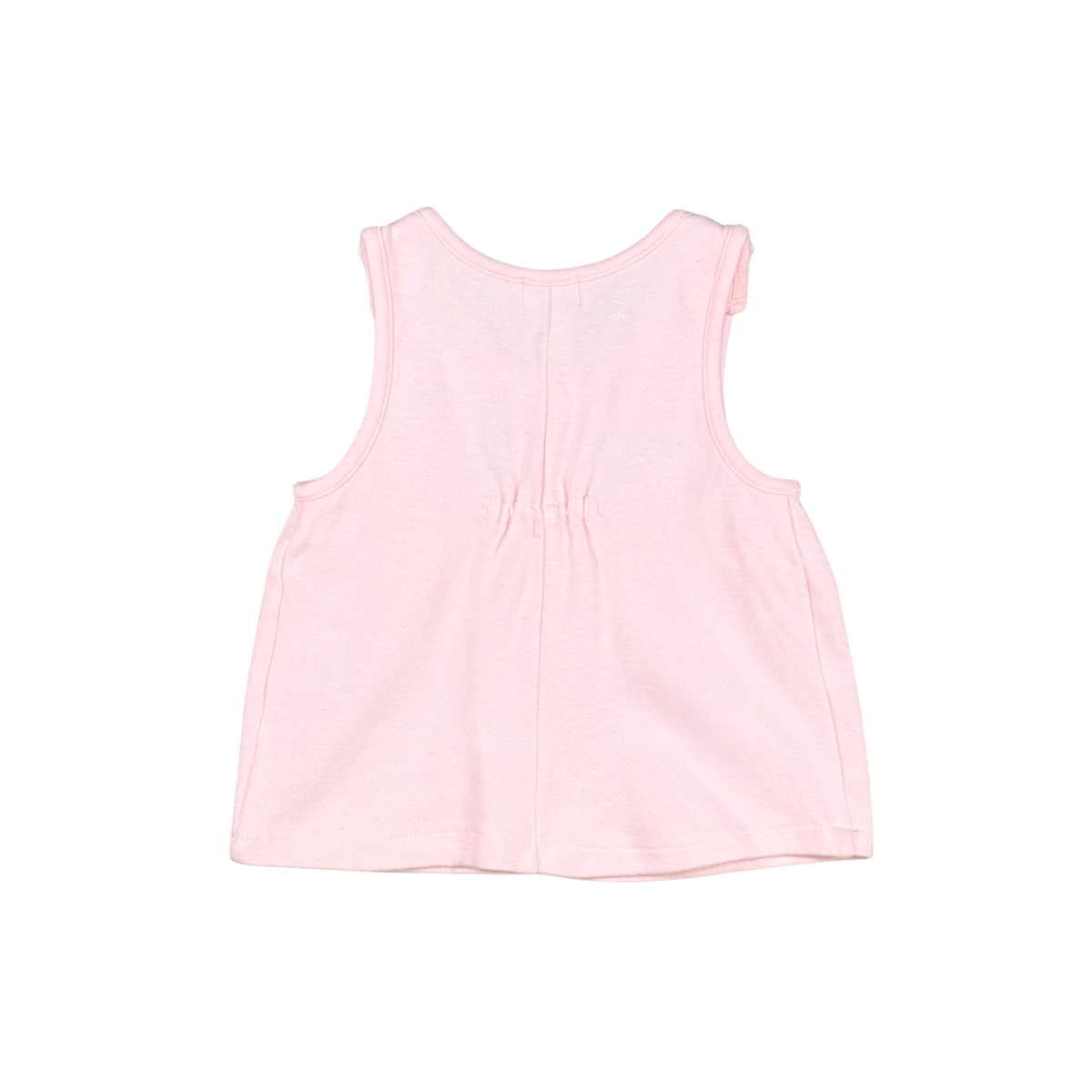Vintage Celine Pink Embroidered Baby Dress | 6–12M