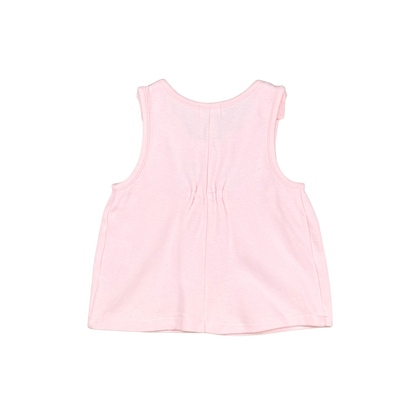 Vintage Celine Pink Embroidered Baby Dress | 6–12M