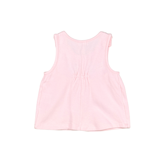Vintage Celine Pink Embroidered Baby Dress | 6–12M