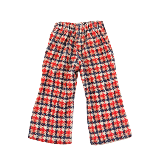 Vintage 70s Billy the Kid Plaid Corduroy Pants – 12–18M
