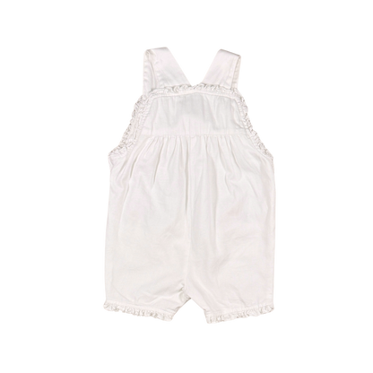 Vintage Toffee Apple Floral Embroidered Romper | 18M