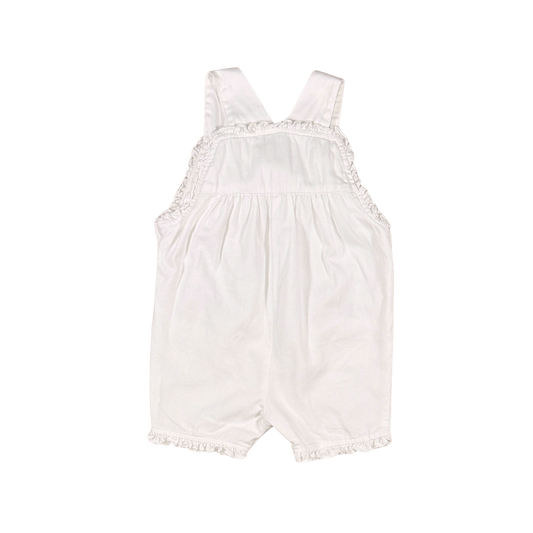 Vintage Toffee Apple Floral Embroidered Romper | 18M