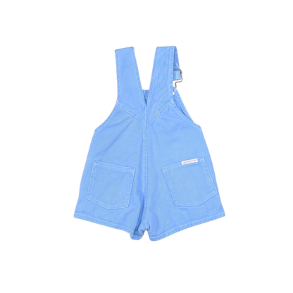 Vintage Hush Puppies Blue Short Overalls – 0–6M